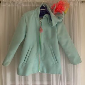 Girls Unicorn coat size 5T